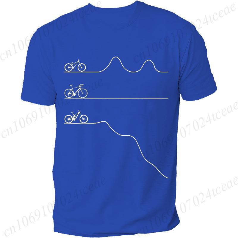 Funny Mountain Bike Road Downhill Graphic T Shirts Women Men New Short Sleeve Bicycle Cycling Biking Gift Harajuku T-shirt Tops