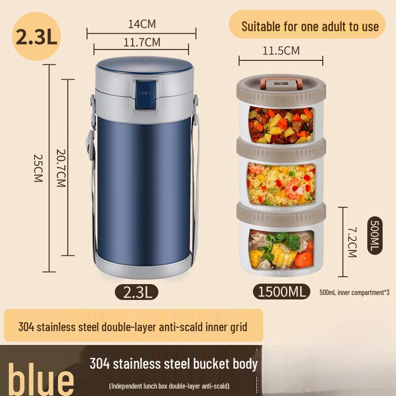 

Portable Multi-Layer Thermal Food Container