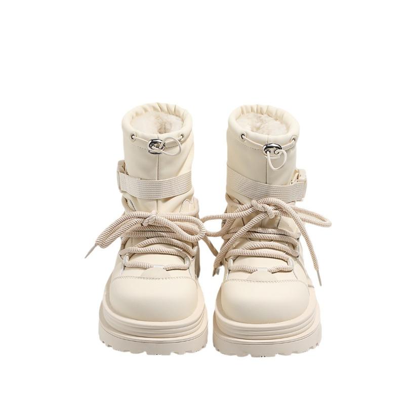 Fashion Fashion High-quality Woman Shoes 2025 Winter New Women's Boots Soft Sole Anti Slip Women's Ankle Boots Simple Women Snow Boot