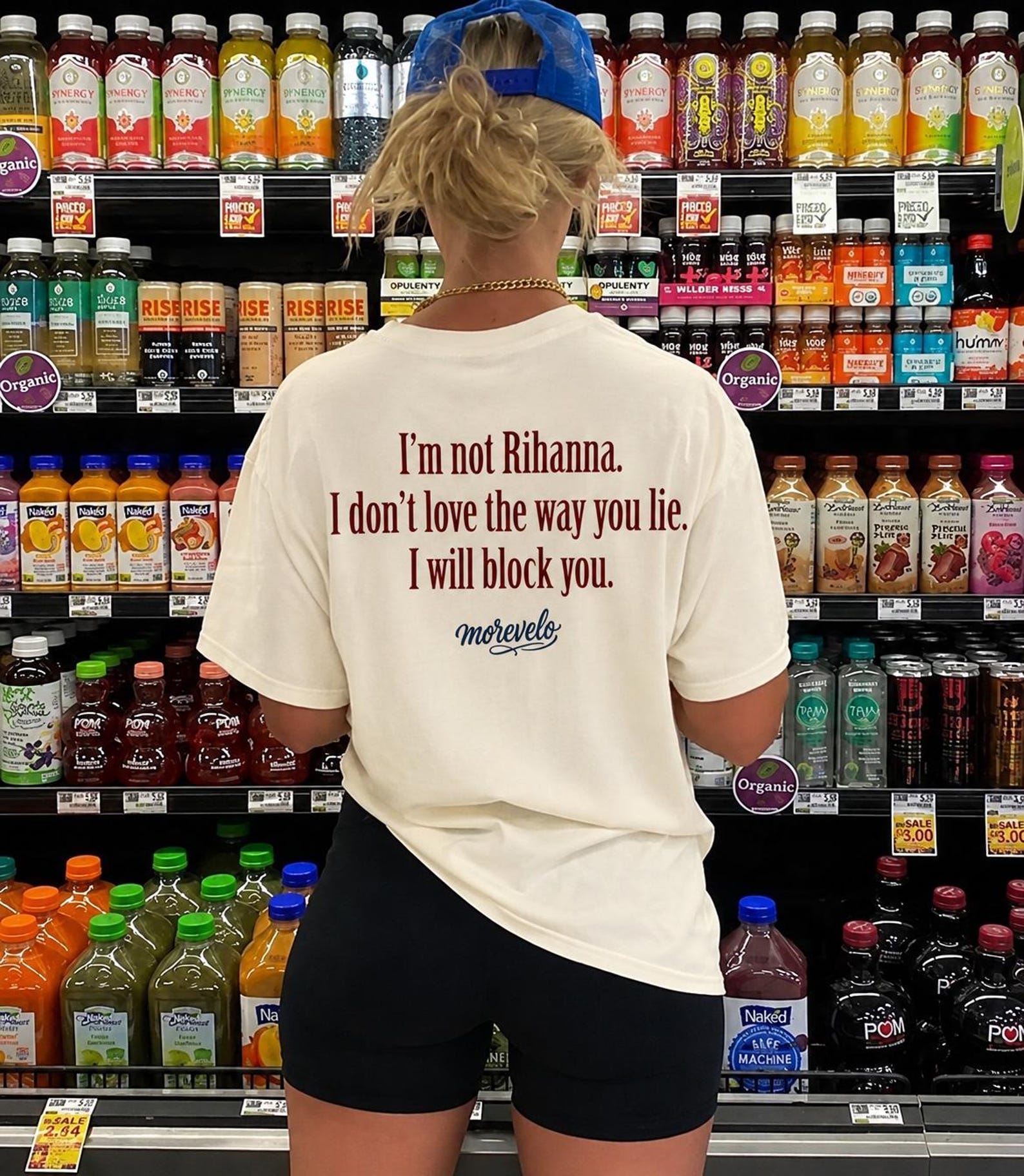 Im Not Rihanna I Dont Love The Way You Lie I Will Block You T-shirt S
