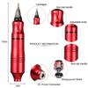 MiniTattoo Power Pen Motor Tattoo Machine Set Sada tetovacích per pro profesionály