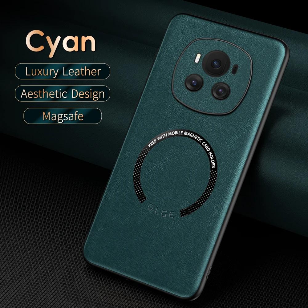 For Honor Magic 7 7 Pro 6 6 Pro Fine Hole Sheepskin Magnetic TPU Soft Edge Anti-Drop Anti Fingerprint Phone Case