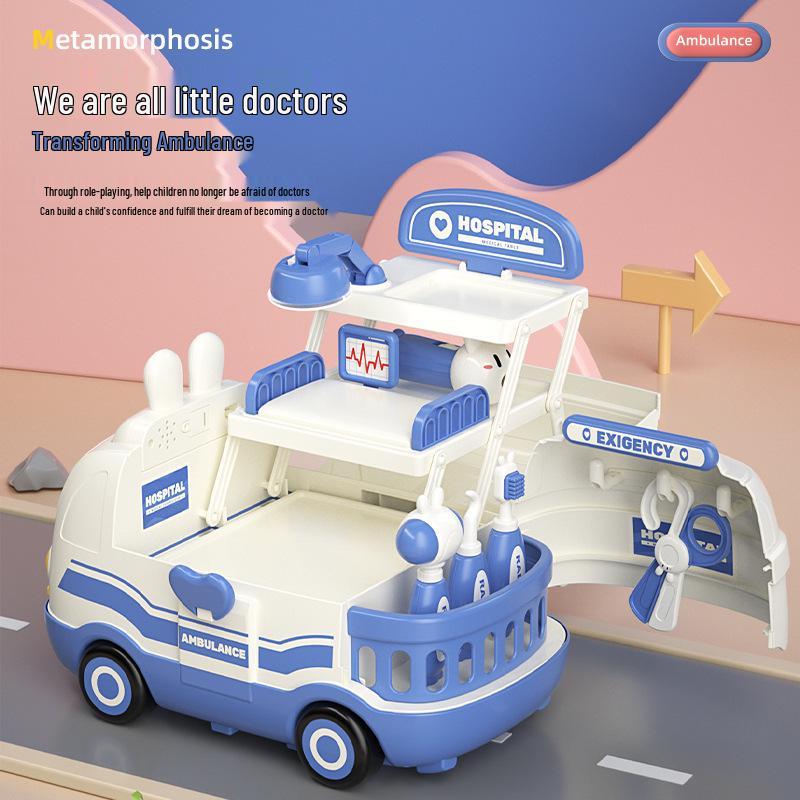 Children's Nana Rabbit Medical Cart Role-Play Doctor Set