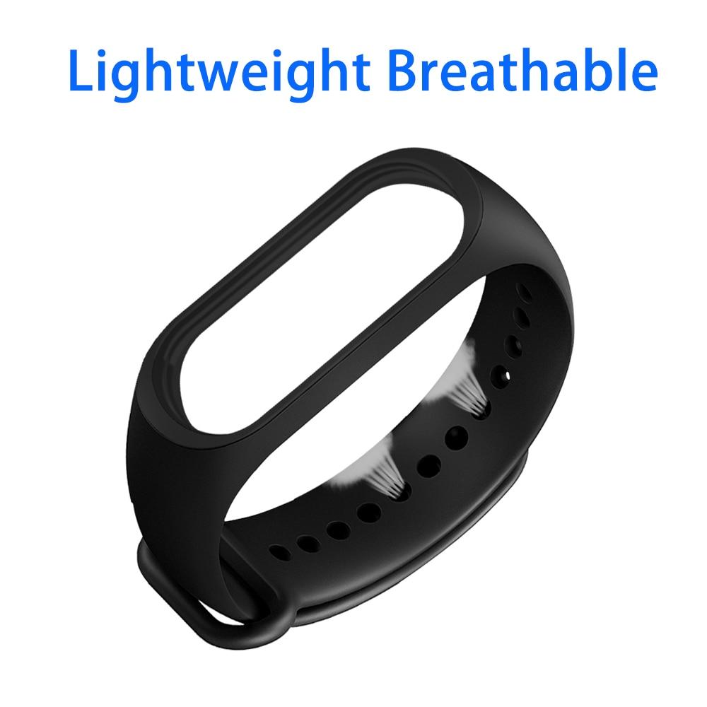 Silicone Strap for Xiaomi Mi Band 5 4 3 Sport Wrist Strap Miband 5 Bracelet Replacement Watchband For Xiaomi Mi Miband 4 3 Strap