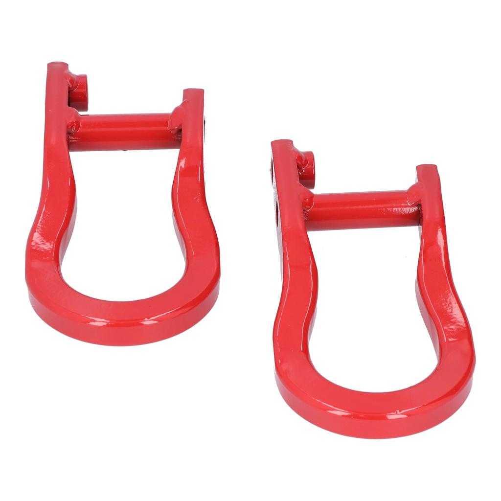 Pair of Red Tow Hook Ring 84192871 Steel Alloy Replacment Fit for Chevrolet Silverado 1500