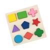 Kids Educational Wooden Toy Set Geometric Block Building Puzzle Baby Early Learning Tool
