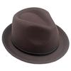 Winter Jazz Hat Women's Wool Roll-Up Small Hat Gentleman Hat Stage Performance Hat Fedoras Hat