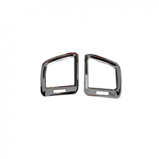 For Buick Regal 2009-2017 Silver Steel Console AC L&R Air Outlet Vent Trim 2PCS