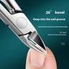 1pcs Thick Nail Professional Nail Clipper With Stainless Steel Body For Nail Care And Removing Ingrown Nails