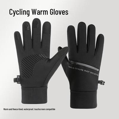 Ankelai Outdoor Winter Touchscreen Reißverschluss Handschuhe