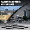 Natural Rubber Wiper Blades 3Pcs/Set 26/16/11-Inch Windshield for Toyota C-HR 2016-2020, All Weather High Performance Car Wipers Front Rear