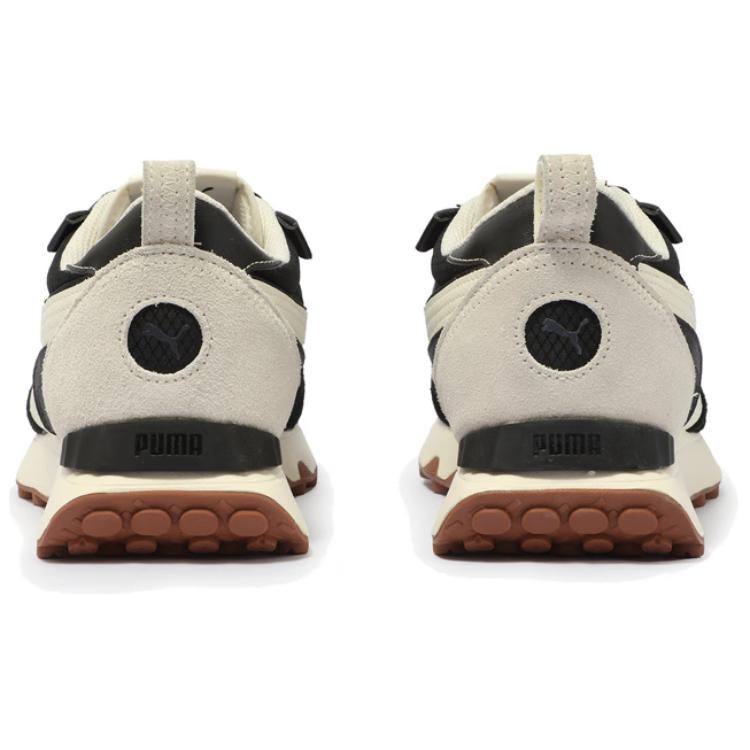 PUMA Retro Rider Unisex Sneakers Black White Beige 387672-45