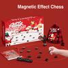 1 Set Christmas Magnetic Chess Game Logic Thinking Training Educational Magnet Stone Game Kids Adults Multiple Players Interactive Strategy Game Toy