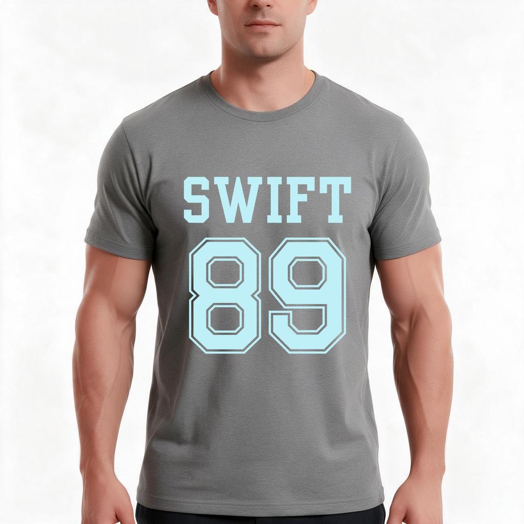 Team Swift Design Tshirt Summer Casual Cotton Tee Oversized Streetwear Tops Vintage Graphic Print Loose Fit Short Sleeve