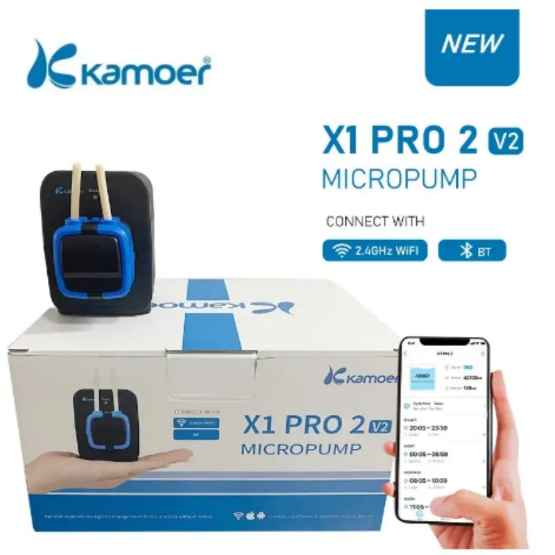 Kamoer Насос-дозатор титратор X1 Pro 2 V2 Аквариумный микронасос Bluetooth Wifi Приложение Аквариумный насос для аквариума Насос для капельного дозирования питательных веществ AU Adapter Plug