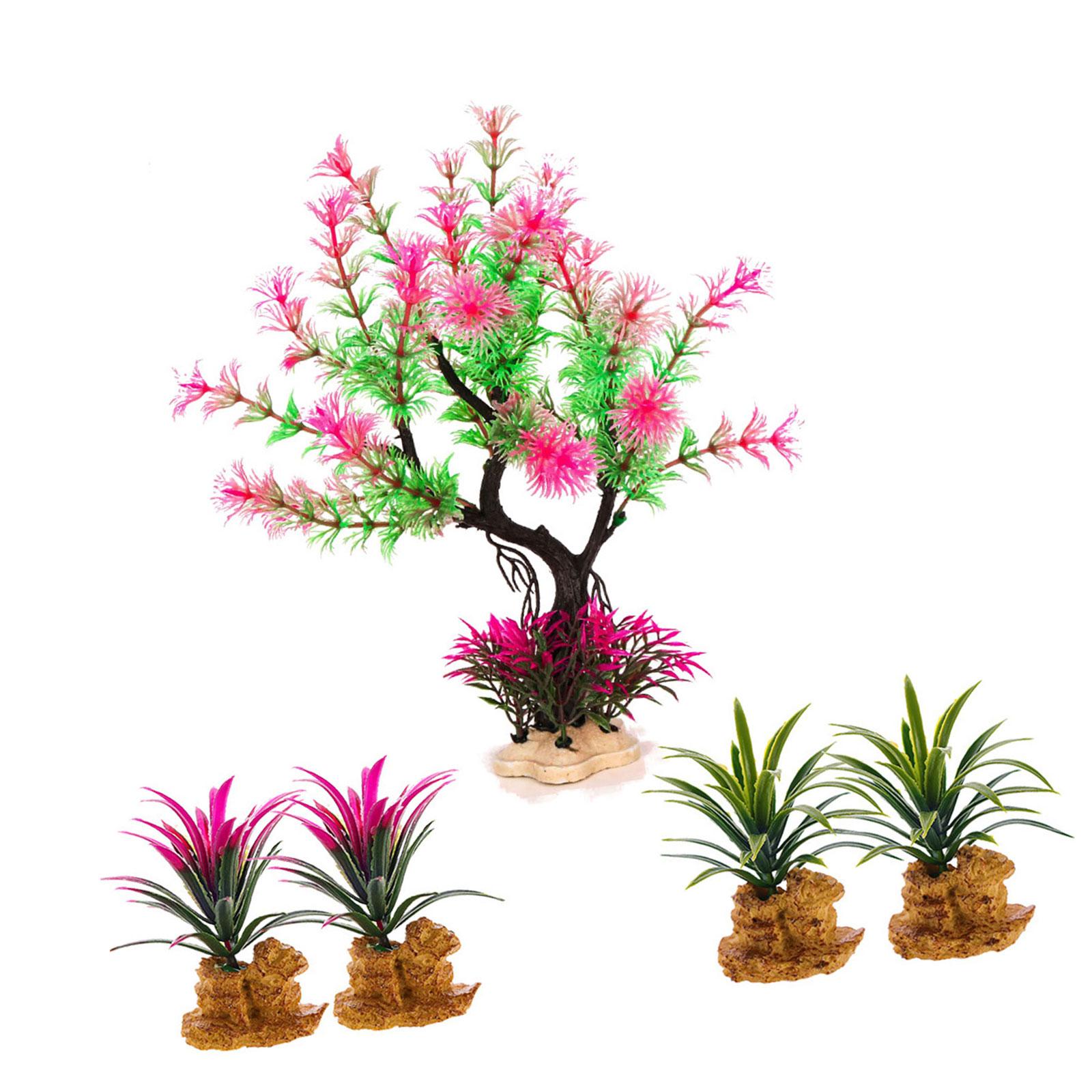 

Украшение для аквариума Реалистичное пластиковое водное растение Имитация мха Дерево с основанием для различных аквариумов Ландшафтная экспозиция B