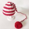 Winter Baby Long Tail Pom Pom Hat - Photography & Christmas Props for Children