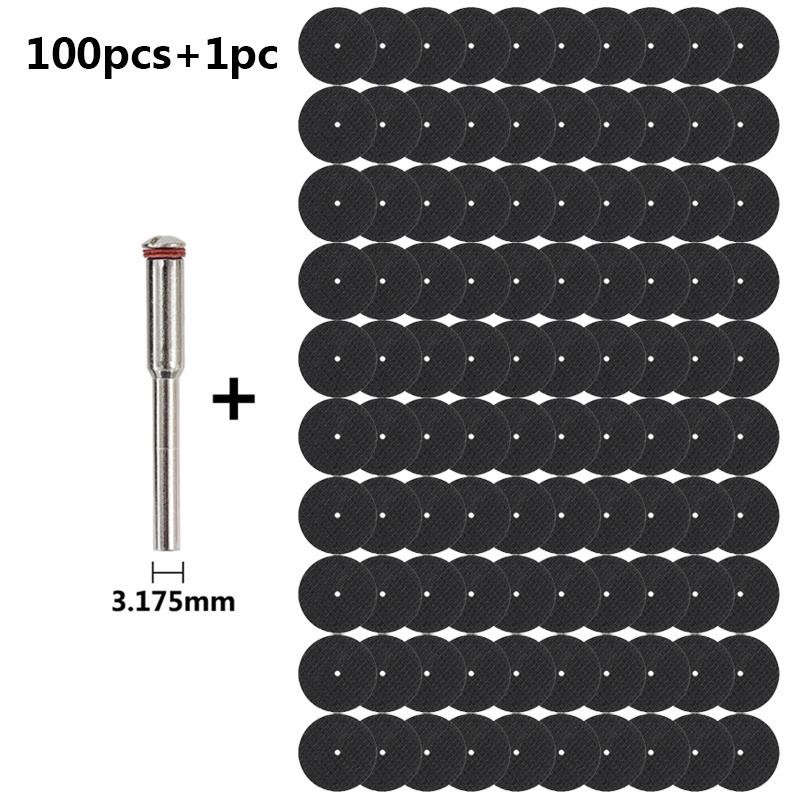 

101/102 шт. Металлический шлифовальный диск для Dremel, шлифовальной машины, роторного инструмента, диск для циркулярной пилы с оправками, абразивный шлифовальный диск 101pcs/ set