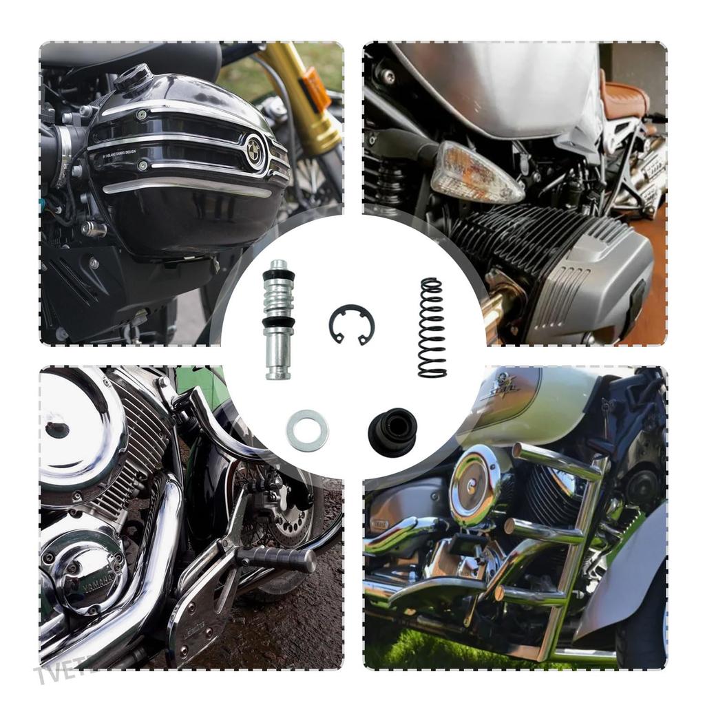 TVETE Motorcycle Repair Clutch Brake Master Piston Motorcycle Bike Brake Piston 12.7mm Master Cylinder