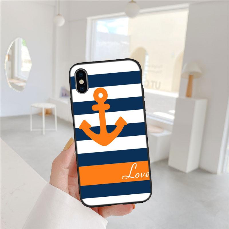 PP1 Anchor Sailor Soft Shell Phone Case for Samsung Galaxy S20 S21 S22 Ultra FE + Plus A21S A22 A24 A25 A26 A30 A30S A31