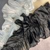 3 Yard Big Wave Spitzenbesatz Helles Seidensatin Rüschen Plissee Stoff Applikation DIY Cosplay Tanzaufführung Kleidung Zubehör