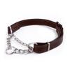 Pet Dog Genuine Leather Collar Cow Leather Dog Martinggale Collars For Medium Large Breeds Pitbull Mastiff Boxer Bully 2.0/2.5cm