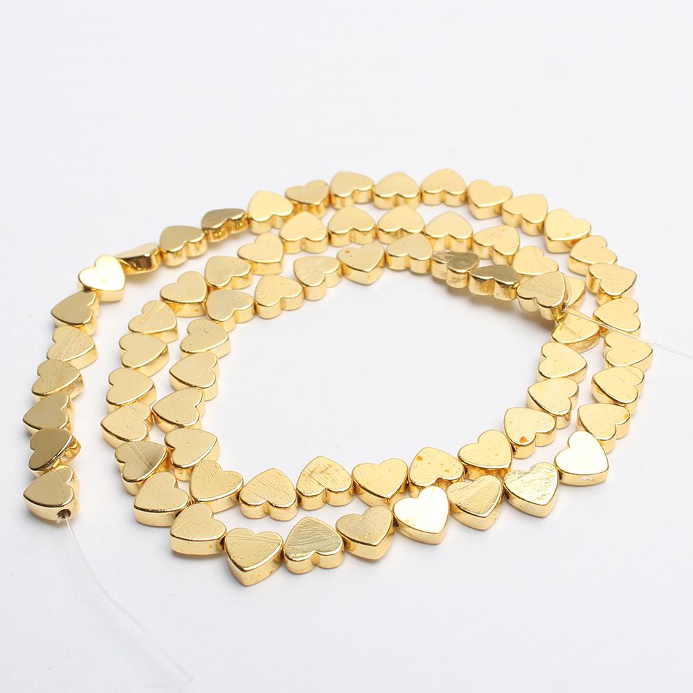 

5x6 мм натуральные бусины из гематита в форме сердца для изготовления ювелирных изделий, бусины из натурального камня, украшения своими руками, 68 шт.