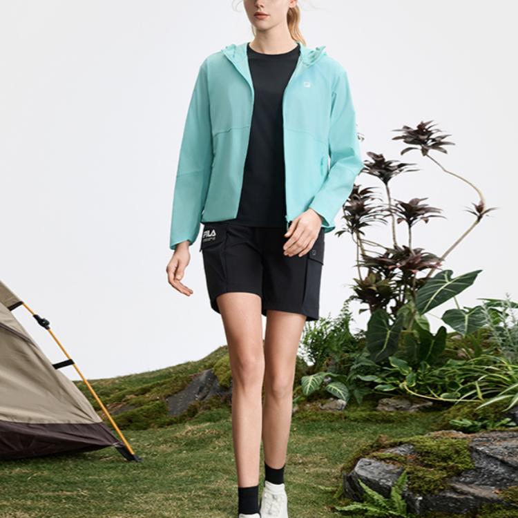 FILA Explorer Athletics Vibrant Breathable Stretch Everyday Casual Classic Versatile Cardigan Jacket Multi-Pocket Knitwear A11W527707FBU