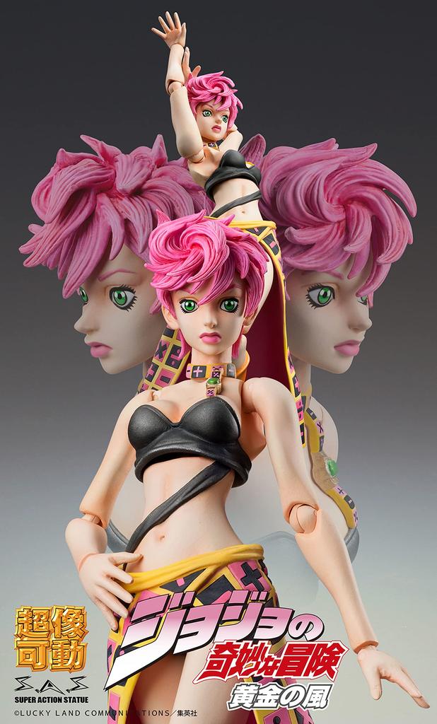 Super movable figure Bizarre Adventure Part 150mm PVC ABS Nylon Painted movable figure "JoJo's 5" "Trish Una" Approx. & &