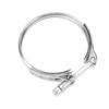 Car Turbocharger Exhaust V Band Clamp 186917 109‑114mm 4.3‑4.5in Replacement for Holset HX52 HX55