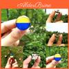 Eye-catching Ukraine Flag Button Badge Brooch For Accessories