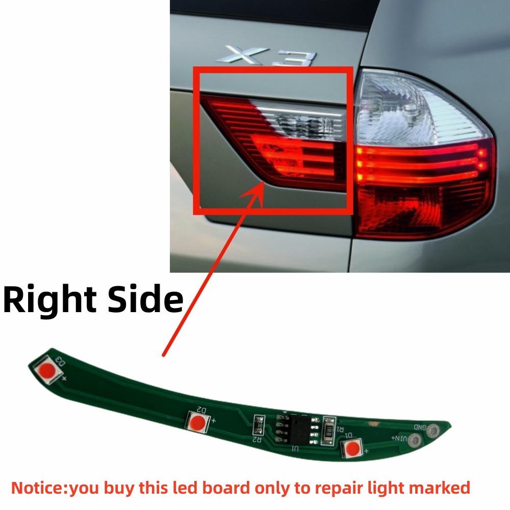 A Full Set  Inner and Outer Tail Light Repair Chip Boards 7162209 7162210 for BMW X3 E83 LCI 2007 2008 2009 2010 7162213 7162214