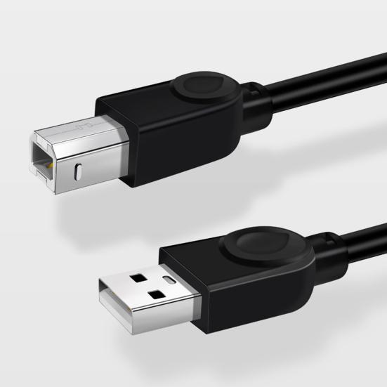 1.5/3/5/10M Portable USB2.0 PVC High Speed Print Clear Transfer Printer Cable Scanner Cord