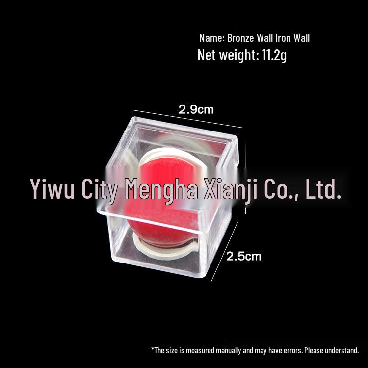 

Transparent Box Magic Toy: Copper & Iron Wall Ball for Kids Hollow Ball Version