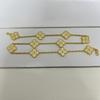 Four-leaf Clover Ten-flower Necklace Thin Light Luxury Ins High-end Collarbone Chain