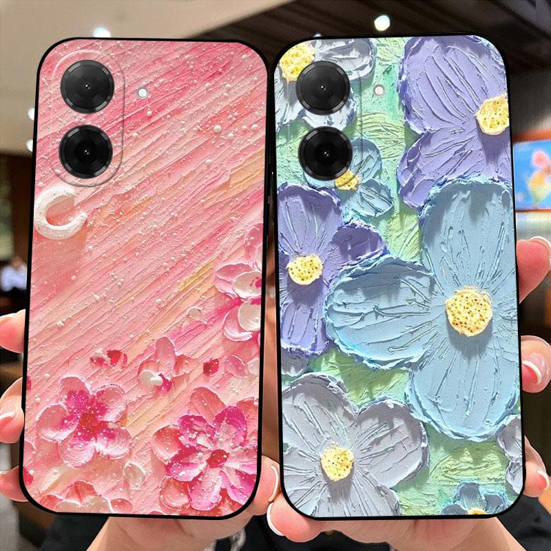 Para Redmi A5 4G Funda de Teléfono Suave 25028PC03G Linda Caricatura de Silicona TPU Cubierta Trasera Para Xiaomi Poco C71 4G Fundas Protectoras