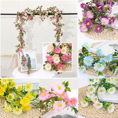 6FT Artificial Daisy Vine Garland Foliage Plant Trailing Flower Home Decor