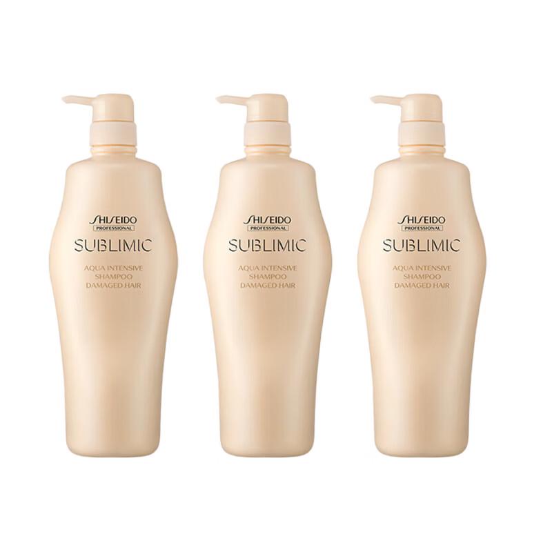 Shiseido Professional Aqua Intensive Hydrating Shampoo 3x1L Pack