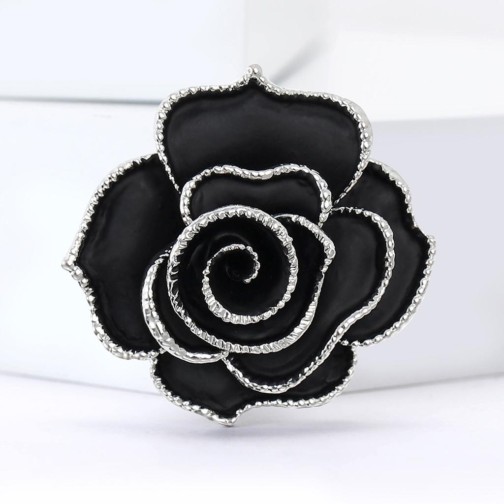 Elegant Enamel Camellia Brooches for Women Unisex Pearl Plant Pins Event Party Backpack Luxury Gift Decoration Clothes Accessory