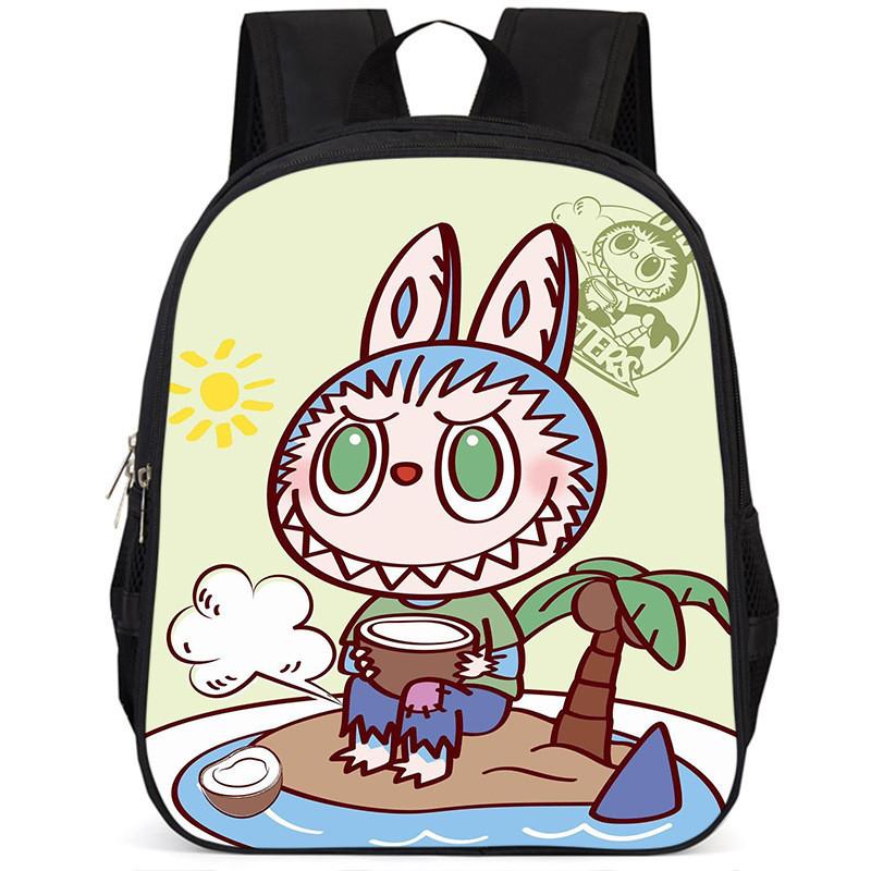 Lapupu Durable 15 Inch Elementary School Backpack Unisex Oxford Fabric For Daily Use 1