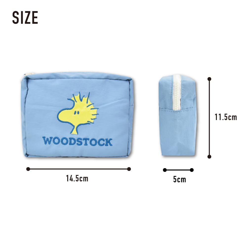 Square Pouch with Embroidery Charlie Brown Appliqué - SPZ-3959