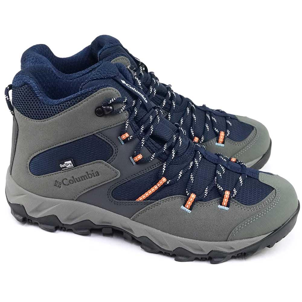 Columbia Sabre Five Mid Outdry Wide Collegiate Navy Charcoal 27.5cm