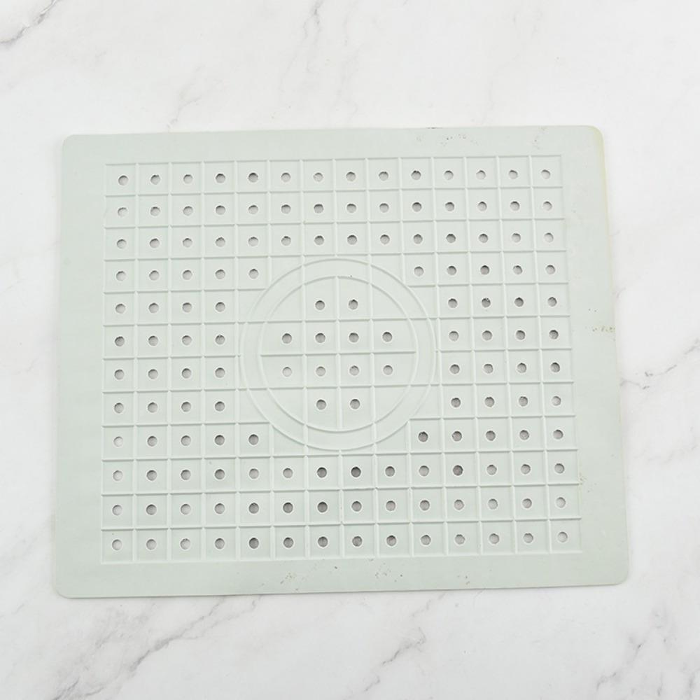 Quadratische Untersetzer-Abtropfmatte, runde Abtropfmatte für Geschirr und Becken, Tischset, Abtropfmatte, Spülbeckenmatte