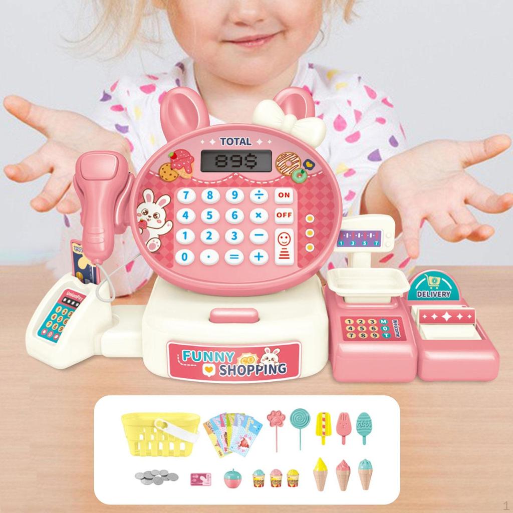 Registrieren Spielzeug Rollenspiel Lernen Geschicklichkeit Rolle Supermarkt Kassierer