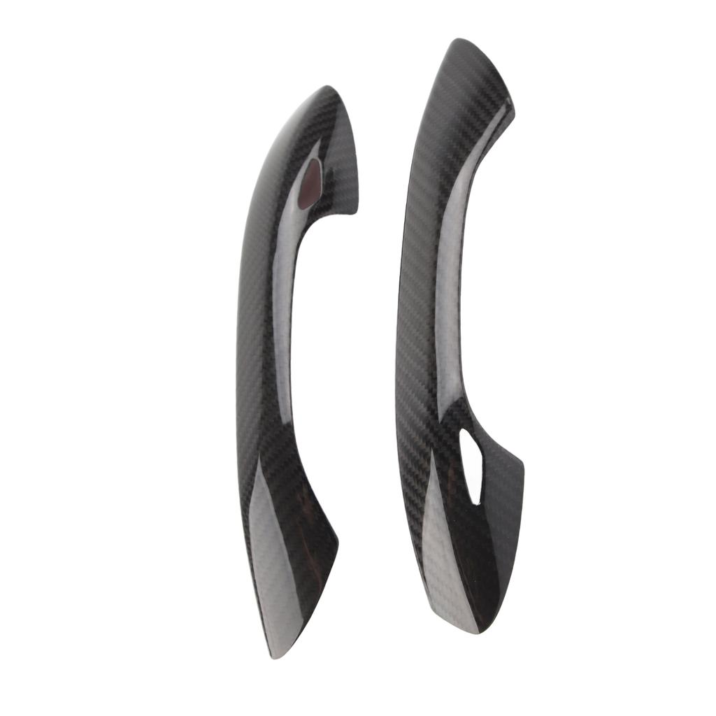 2pcs Exterior Door Handle Cover Decor Carbon Fiber Trim Fit for Porsche 718BoxsterCayman 2016?2021