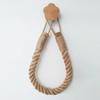 Tissue Roll Holder Rustic Design No Drilling Required Simple Installation Jute Rope Roll Holder Paper Organizer