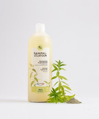 Rampal Latour Shampoo Indoche Clay Verbena 1l  Shampoo   Shower Gel 