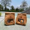 Cartoon A Bag of Capybara Snacks Doll Adorable Stuffed Capibara Doll Snack Bag Plush Toys Creative Pudding Bag Kawaii Kids Gifts