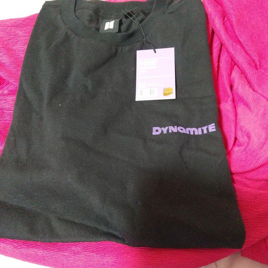 [USED] BTS DYNAMITE T-shirt black