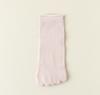 INS Summer Thin Five Finger Socks For Women Breathable Hollow Mesh Ankle Socks Solid Color Cotton Socks Female Split Toe Socks